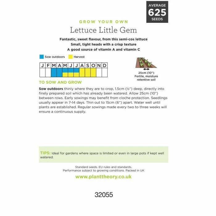 'Little Gem' Lettuce Seeds | By Plant Theory - Image 3