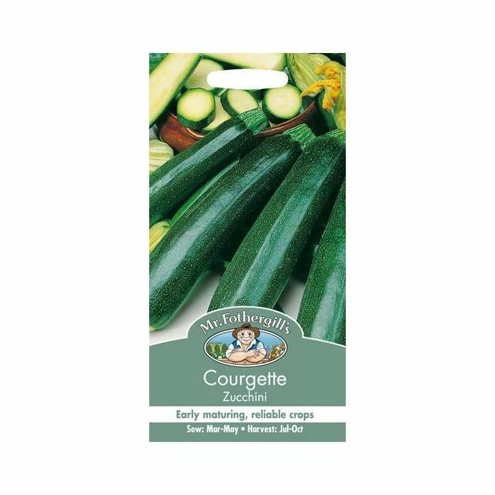 Courgette 'Zucchini' Seeds | Cucurbita Pepo | By Mr Fothergills - Image 2